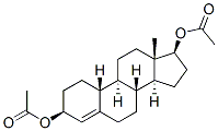 3 beta,17 beta-diacetoxy-4-estrene 结构式