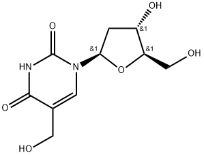 5-羟甲基脱氧尿苷 结构式