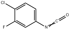 异氰酸-4-氯-2-氟苯酯 结构式