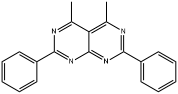 4,5-Dimethyl-2,7-diphenylpyrimido[4,5-d]pyrimidine 结构式