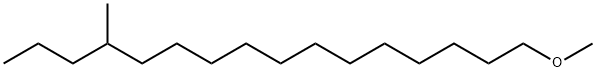 13-Methylhexadecylmethyl ether 结构式