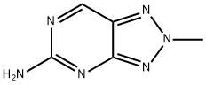 2H-1,2,3-Triazolo[4,5-d]pyrimidin-5-amine, 2-methyl- (9CI) 结构式