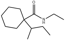 N-ethyl-1-(1-methylpropyl)cyclohexanecarboxamide 结构式