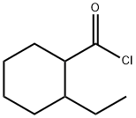 Cyclohexanecarbonyl chloride, 2-ethyl- (9CI) 结构式