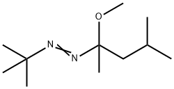 1-[(1,1-Dimethylethyl)azo]-1-methoxy-1,3-dimethylbutane 结构式