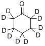 环己酮-D10 结构式