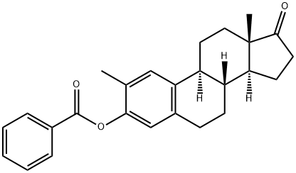 Benzoic acid 2-methyl-17-oxoestra-1,3,5(10)-trien-3-yl ester 结构式