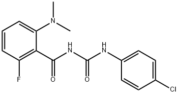 克兰氟脲 结构式
