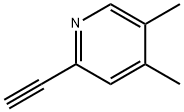 2-乙炔基-4,5-二甲基吡啶 结构式