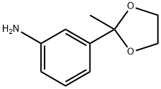 3-(2-甲基-1,3-二四氢呋喃-2-基)苯胺 结构式