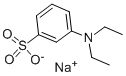 3-(二乙氨基)苯磺酸钠盐 结构式