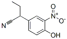 2-(4-hydroxy-3-nitrophenyl)butyronitrile 结构式
