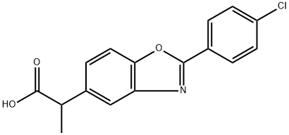 氧苯恶唑丙酸 结构式