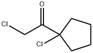 Ethanone, 2-chloro-1-(1-chlorocyclopentyl)- (9CI) 结构式