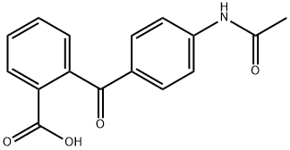 2-[4-(Acetylamino)benzoyl]benzoic acid 结构式