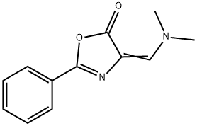 4-((二甲基氨基)亚甲基)-2-苯基噁唑-5(4H)-酮 结构式