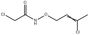 2-Chloro-N-((3-chloro-2-butenyl)oxy)acetamide 结构式