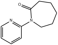 Hexahydro-1-(2-pyridyl)-2H-azepin-2-one 结构式