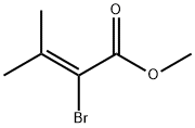 2-溴-3-甲基丁烯酸甲酯 结构式