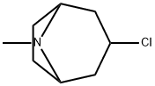 8-Azabicyclo[3.2.1]octane, 3-chloro-8-methyl- 结构式