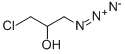 1-Azido-3-chloro-2-propanol 结构式