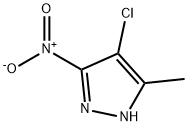 5-甲基-4-氯-3-硝基吡唑 结构式