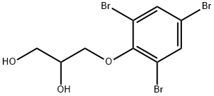 3-(2,4,6-tribromophenoxy)propane-1,2-diol  结构式