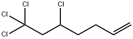 5,7,7,7-Tetrachloro-1-heptene 结构式