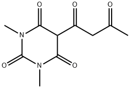 5-acetoacetyl-1,3-dimethyl-2,4,6(1H,3H,5H)-pyrimidinetrione 结构式