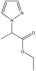 2-(1H-吡唑-1-基)丙酸乙酯 结构式