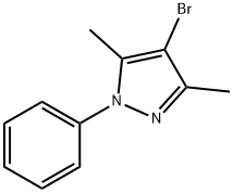 4-溴-3-二甲基-1-苯基-1H-吡唑 结构式
