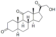 Allopregnan-21-ol-3,11,20-trione 结构式