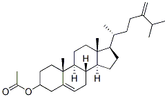 24-METHYLENE CHOLESTEROL ACETATE 结构式