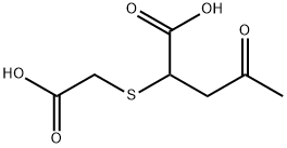 2-(carboxymethylsulfanyl)-4-oxo-pentanoic acid 结构式