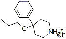 4-phenyl-4-propoxypiperidinium chloride 结构式