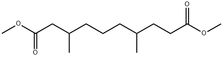 3,7-Dimethyldecanedioic acid dimethyl ester 结构式