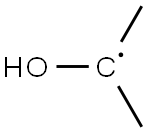 2-Hydroxypropan-2-yl radical 结构式