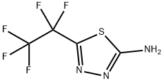 5-PENTAFLUOROETHYL-[1,3,4]THIADIAZOL-2-YLAMINE 结构式