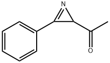 Ethanone, 1-(3-phenyl-2H-azirin-2-yl)- (9CI) 结构式