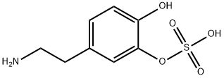 4-(2-aminoethyl)-1-hydroxy-2-sulfooxy-benzene 结构式