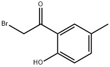 2-溴-2'-羟基-5'-甲基苯乙酮 结构式