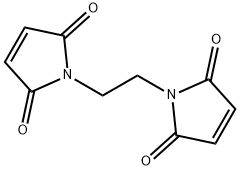 1,2-二马来酰亚胺基乙烷 结构式
