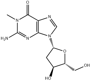 N1-METHYL-2'-DEOXYGUANOSINE 结构式