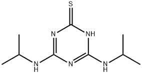 4,6-Bis(isopropylamino)-2-mercapto-1,3,5-triazine 结构式