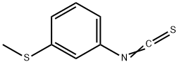 3-(甲基硫代)异硫氰酸苯酯 结构式