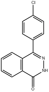 4-(4-氯苯基)二氮杂萘酮 结构式
