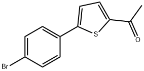 1-[5-(4-溴苯基)噻吩-2-基]乙酮 结构式