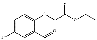 ETHYL 2-(4-BROMO-2-FORMYLPHENOXY)ACETATE 结构式