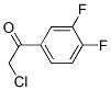 2-Chloro-3',4'-Difluoroacetophenone 结构式