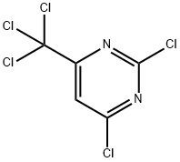 2,4-dichloro-6-trichloromethyl-pyrimidine 结构式